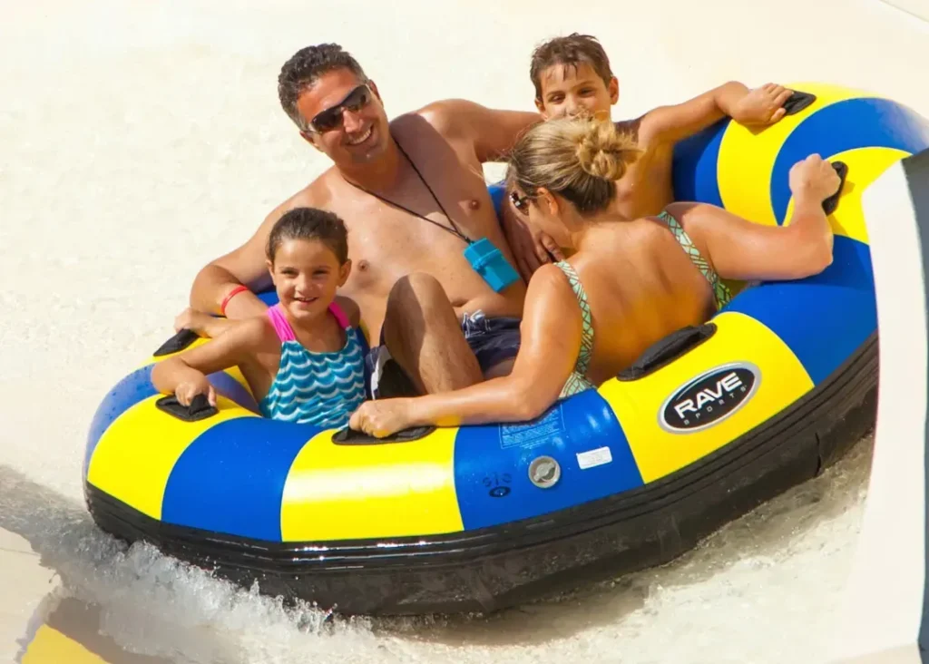 Family on White Knuckle River