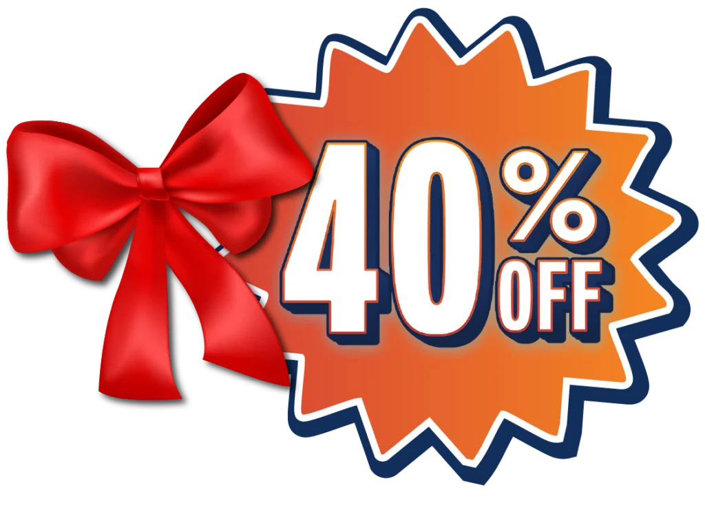 40% off