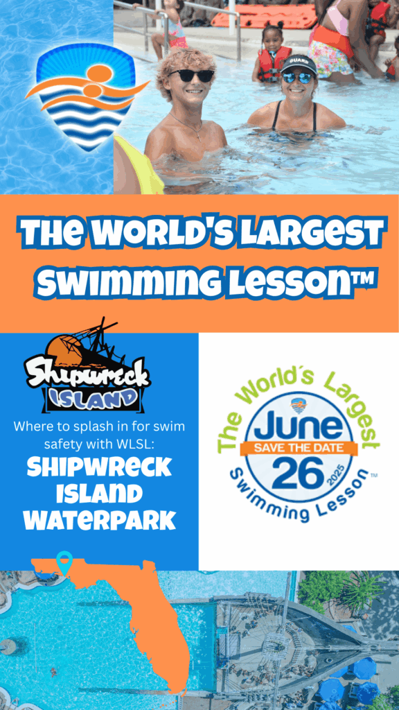 World's Largest Simming Lesson - WLSL at Shipwreck Island Waterpark