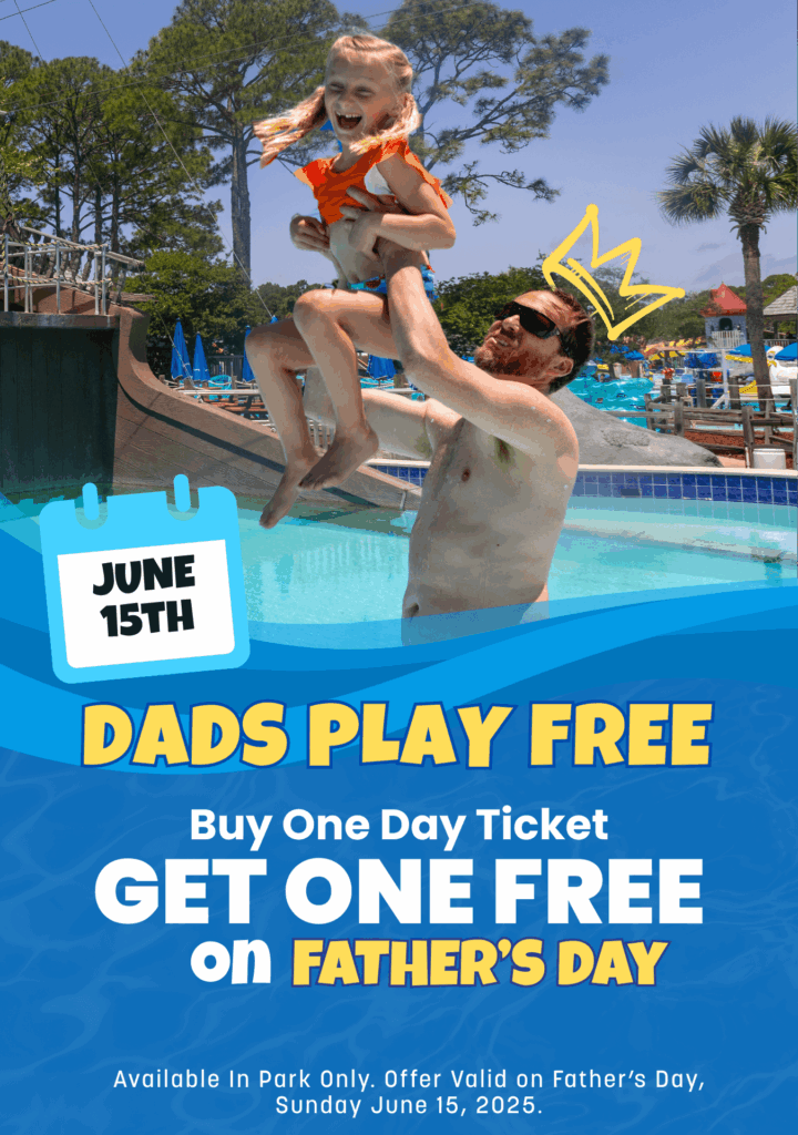 Dads play free at Shipwreck Island this Father's Day