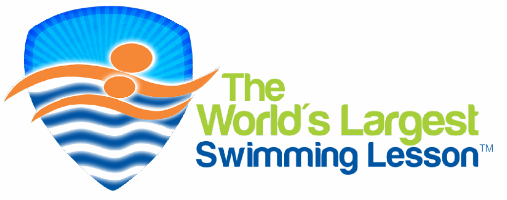 Worlds largest swiming lesson logo