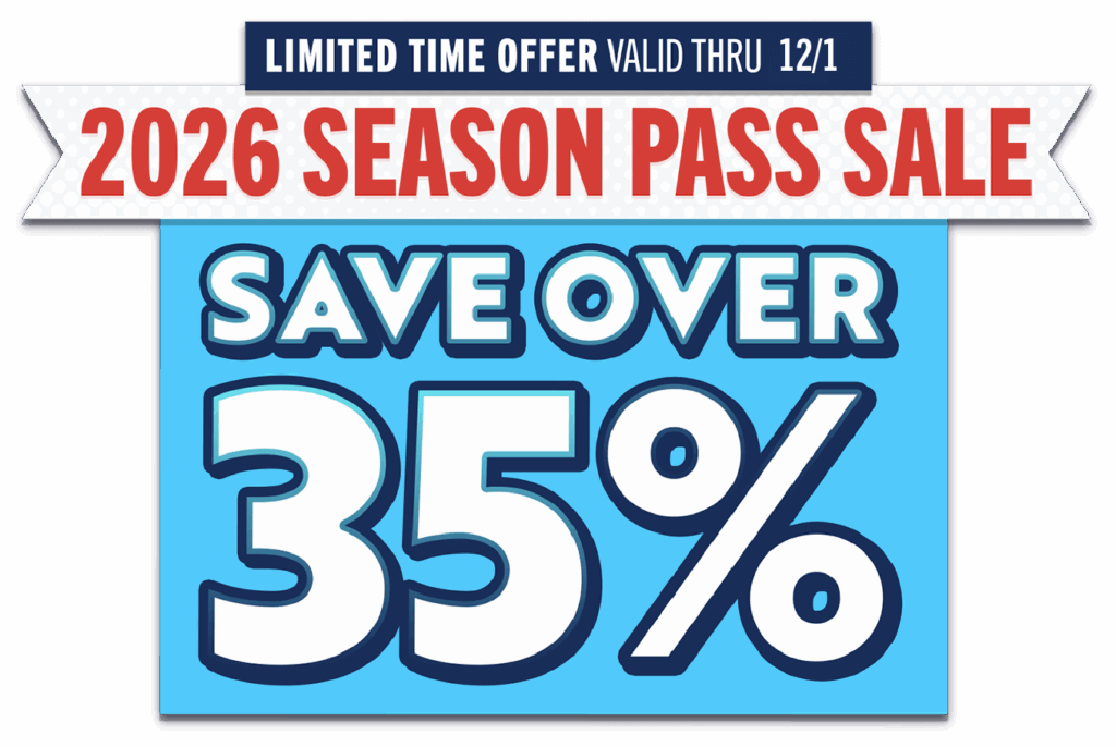 save over 35% on season passes