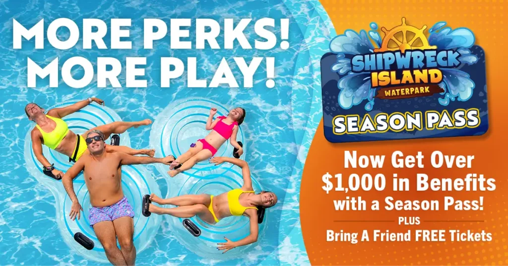 more season pass perks at the park