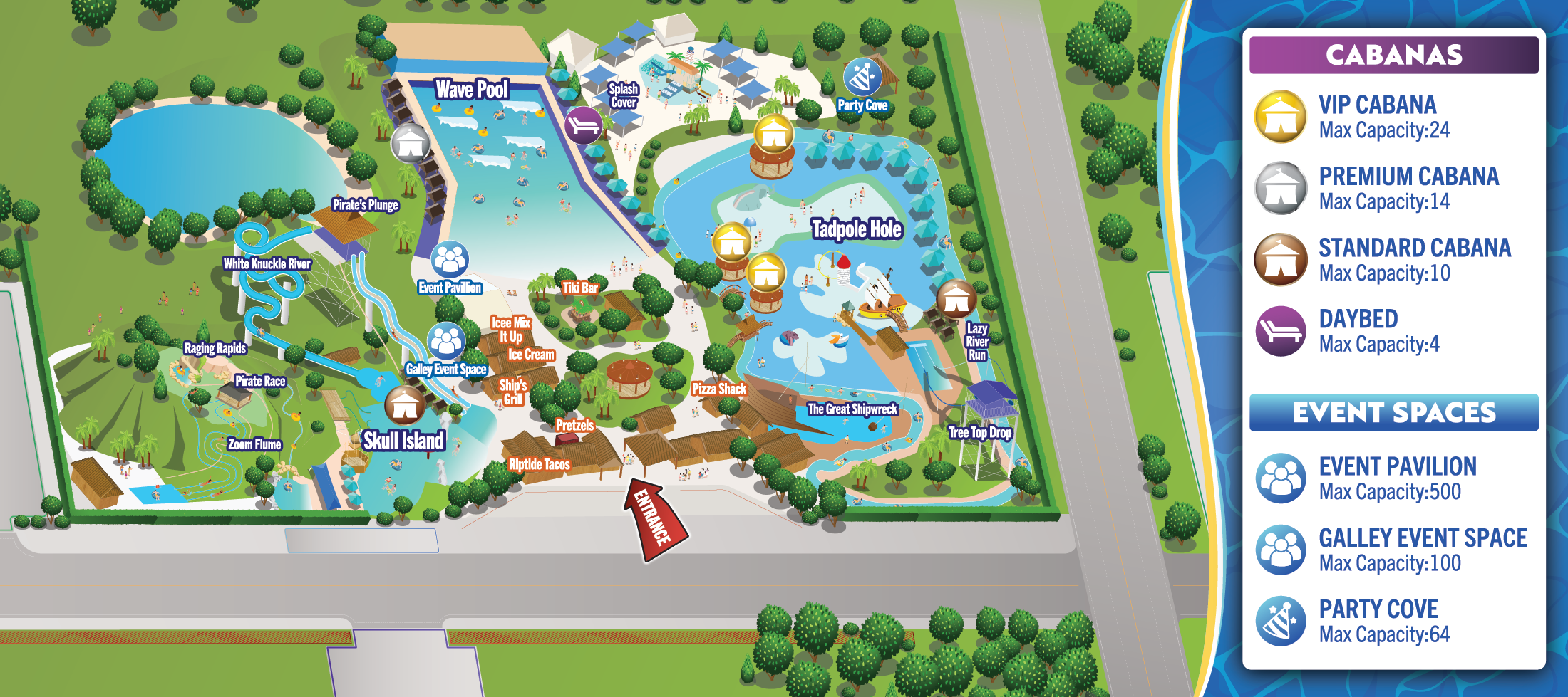 Shipwreck Island Waterpark Map