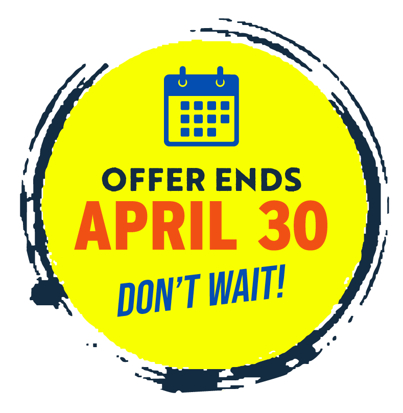 offer ends april 30