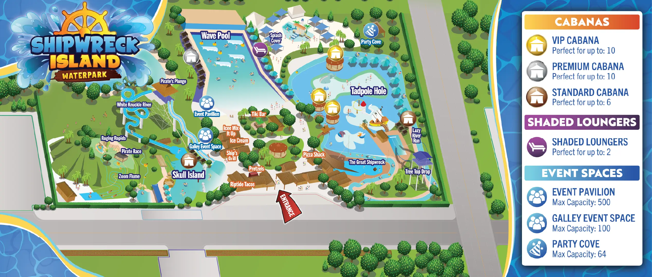 Cabana Map -Shipwreck Island
