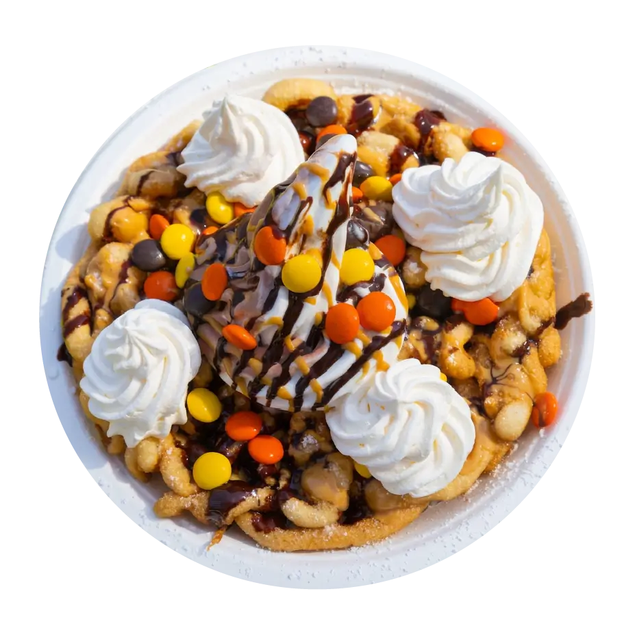 Waterpark reeses funnel cakes